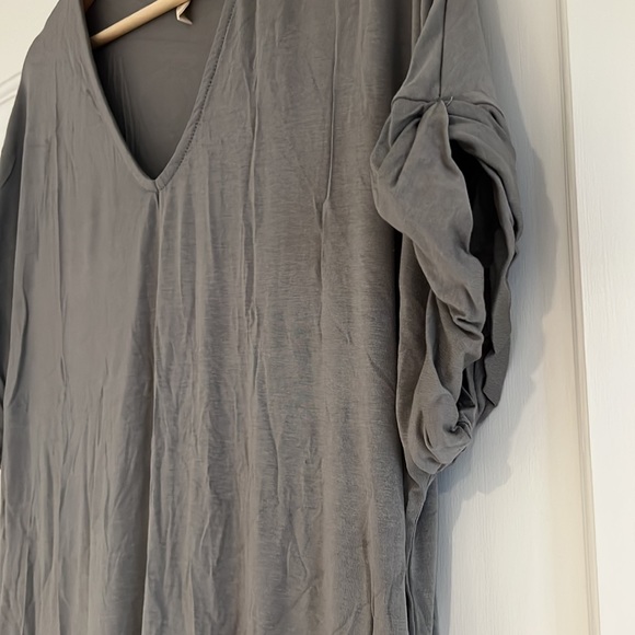 Wishlist Front Slit Short Sleeve Midi Dress - Picture 5 of 5